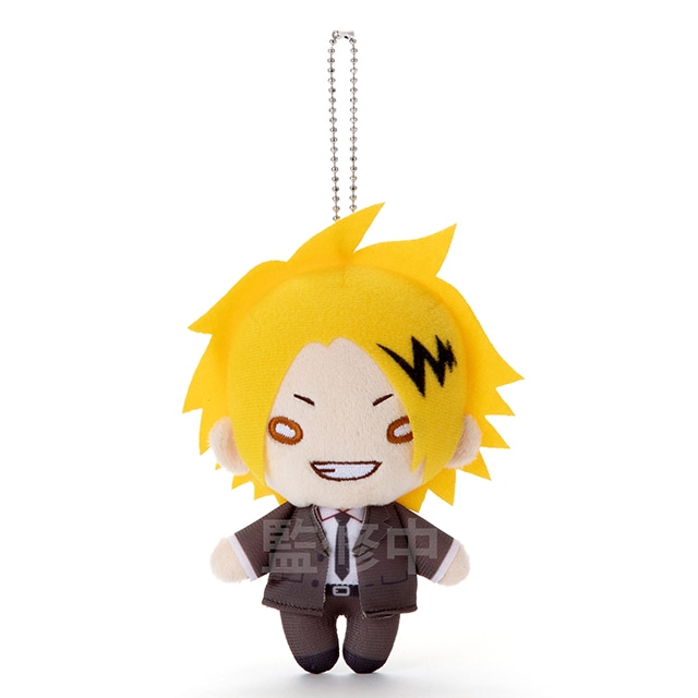 僕のヒーローアカデミア スーツ にとたん ボールチェーン付ぬいぐるみ 上鳴電気