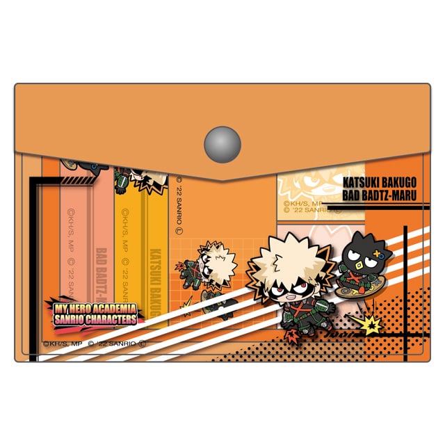 TVアニメ「僕のヒーローアカデミア」×サンリオキャラクターズ ポーチ入り付箋 爆豪勝己×バッドばつ丸