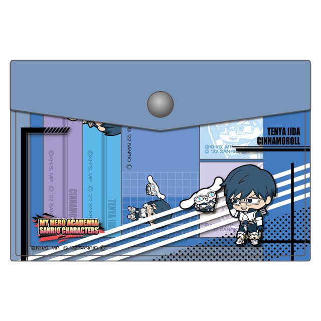 TVアニメ「僕のヒーローアカデミア」×サンリオキャラクターズ ポーチ入り付箋 飯田天哉×シナモロール