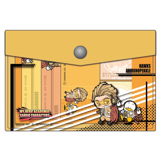 TVアニメ「僕のヒーローアカデミア」×サンリオキャラクターズ ポーチ入り付箋 ホークス×アヒルのペックル