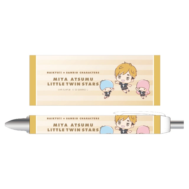 ハイキュー!!×サンリオキャラクターズ ボールペン 宮 侑／リトルツインスターズ