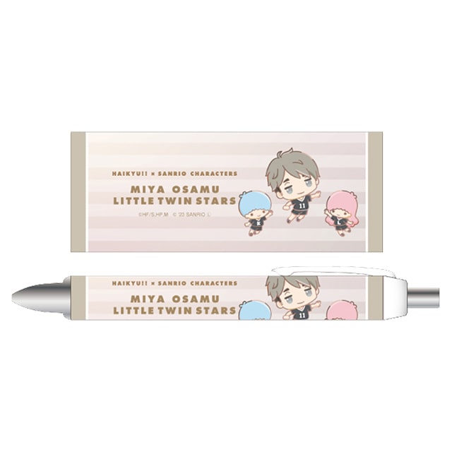 ハイキュー!!×サンリオキャラクターズ ボールペン 宮 治／リトルツインスターズ