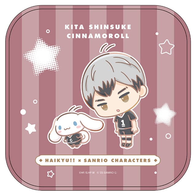ハイキュー!!×サンリオキャラクターズ ミニタオル 北 信介／シナモロール