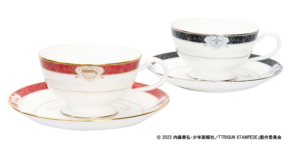 TRIGUN STAMPEDE ノリタケ ティーカップ＆ソーサーセット(ヴァッシュ＆ニコラス)