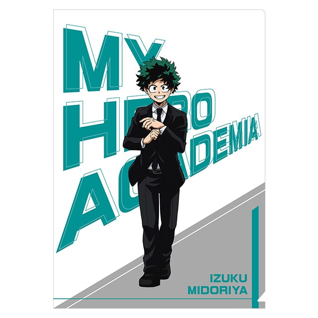 僕のヒーローアカデミア suit costume クリアファイル／緑谷出久