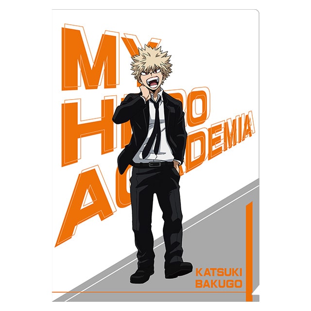 僕のヒーローアカデミア suit costume クリアファイル／爆豪勝己