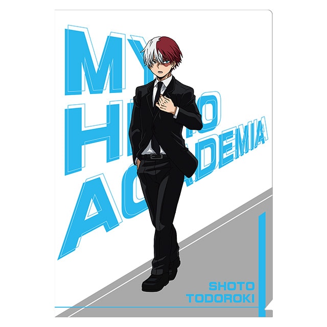 僕のヒーローアカデミア suit costume クリアファイル／轟焦凍