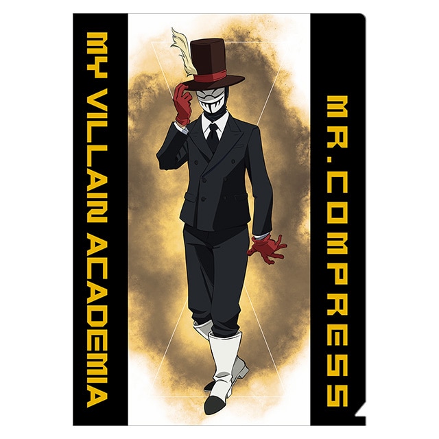 僕のヒーローアカデミア suit costume クリアファイル／Mr.コンプレス