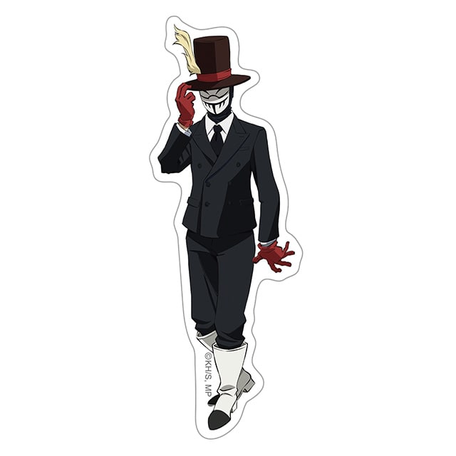 僕のヒーローアカデミア suit costume ステッカー／Mr.コンプレス