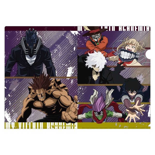 僕のヒーローアカデミア クリアファイル Villain Ver.