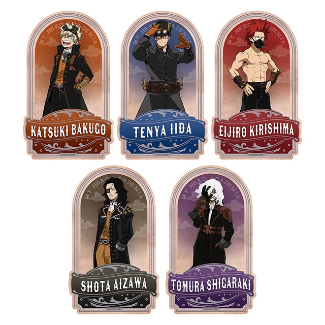 僕のヒーローアカデミア 描き下ろしトレーディングマットステッカー【全5種】ランダム2個セット AnimeJapan 2023 Ver.