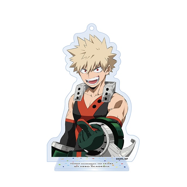 僕のヒーローアカデミア アクリルスタンドキーホルダー 爆豪勝己 TOHO animation 10 YEARS