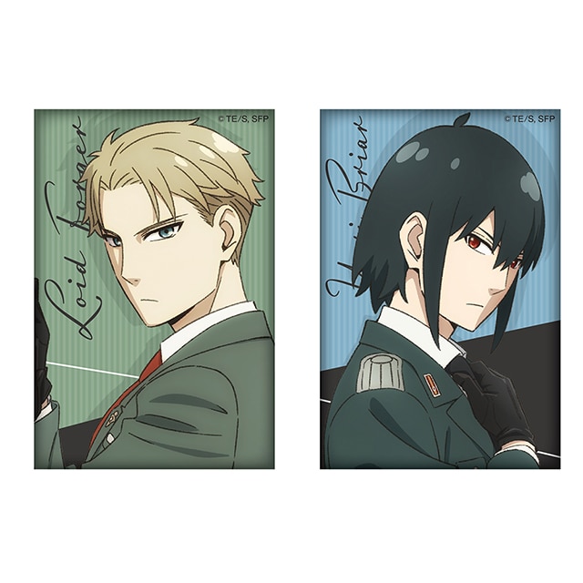 SPY×FAMILY 描き下ろしスクエア缶バッジセット（ロイド／ユーリ） AnimeJapan 2023 Ver.