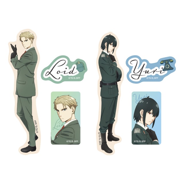 SPY×FAMILY 描き下ろしスマホステッカーセット（ロイド／ユーリ） AnimeJapan 2023 Ver.