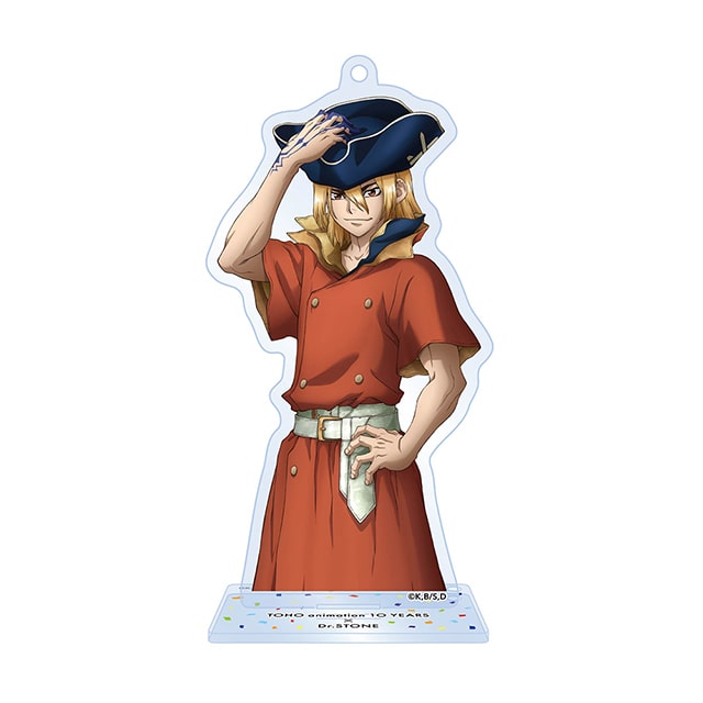 Dr.STONE アクリルスタンドキーホルダー 七海龍水 TOHO animation 10 YEARS
