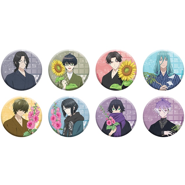 特『刀剣乱舞-花丸-』～雪月華～ スペシャルイベント「花丸 満開まつり！」 和紙缶バッジコレクション B（全8種） ランダム3個セット
