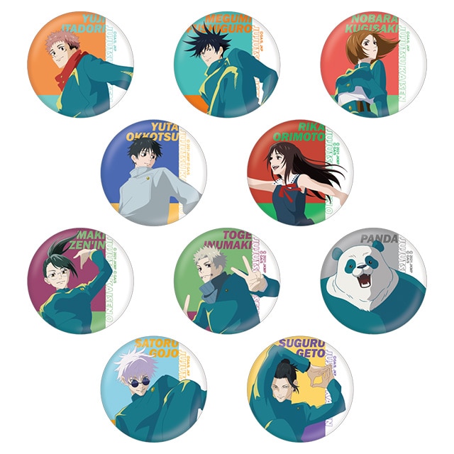 呪術廻戦 じゅじゅフェス2023 トレーディング缶バッジ【全10種】 ランダム3個セット