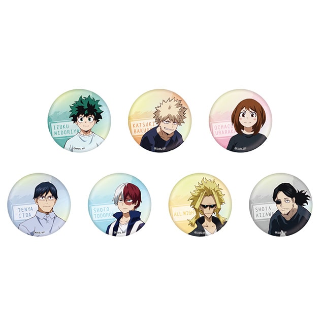 僕のヒーローアカデミア 「おかえり、デク！雄英スペシャルステージ」 トレーディング缶バッジ 【全7種】 ランダム2個セット