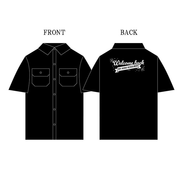 僕のヒーローアカデミア 「おかえり、デク！雄英スペシャルステージ」 ワークシャツ