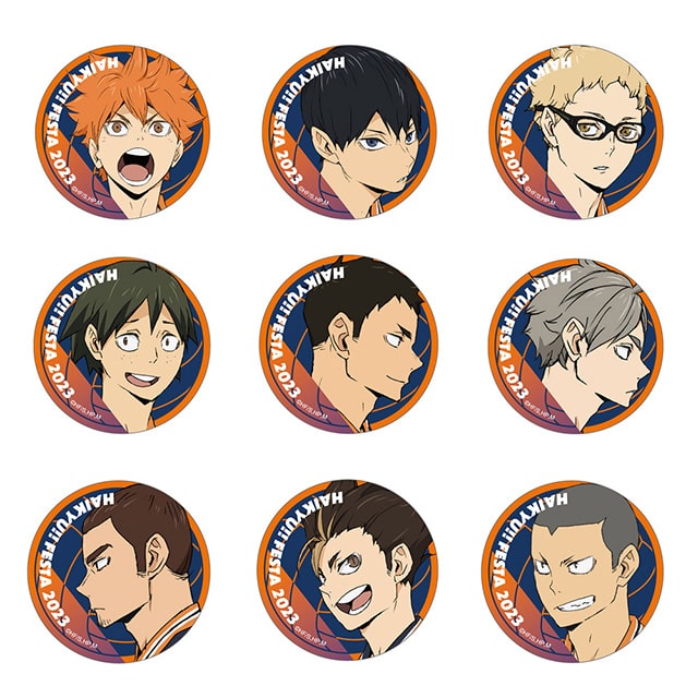 ハイキュー!! フェスタ 2023 ―大壮行会― トレーディングステッカーA【全9種】 ランダム3個セット