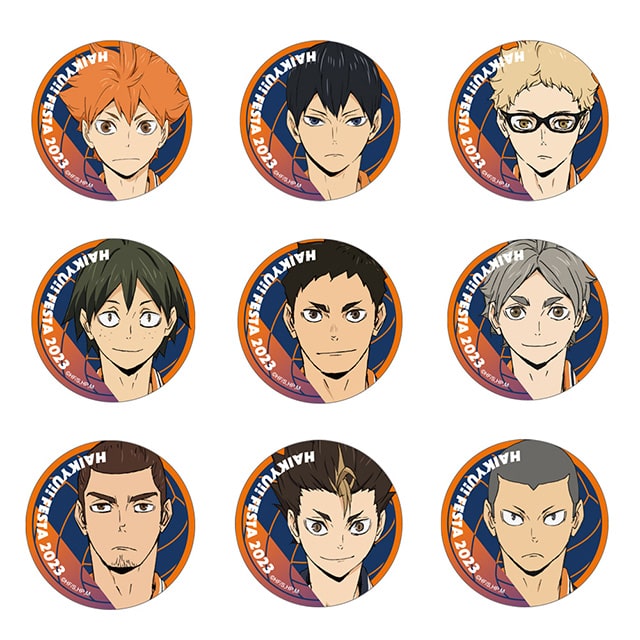 ハイキュー!! フェスタ 2023 ―大壮行会― トレーディングステッカーB【全9種】 ランダム3個セット