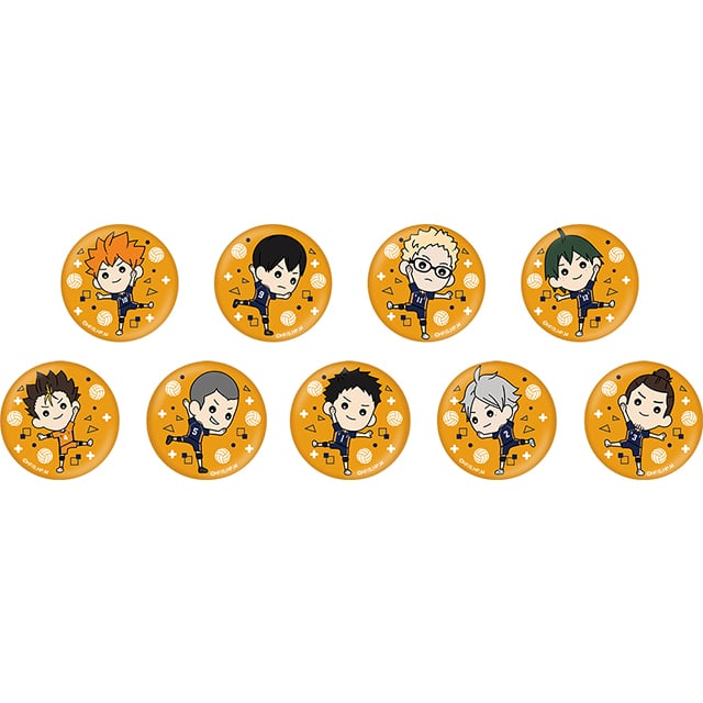 ハイキュー!!  たすっこ トレーディングミニ缶バッジ【全9種】 ランダム3個セット