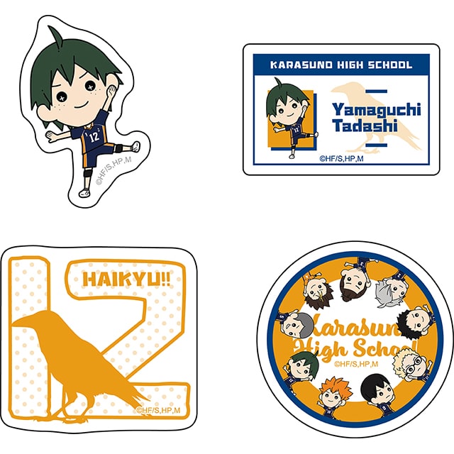 ハイキュー!!  たすっこ ダイカットステッカーセット 山口 忠