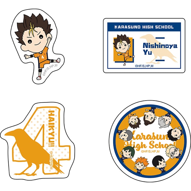 ハイキュー!!  たすっこ ダイカットステッカーセット 西谷 夕