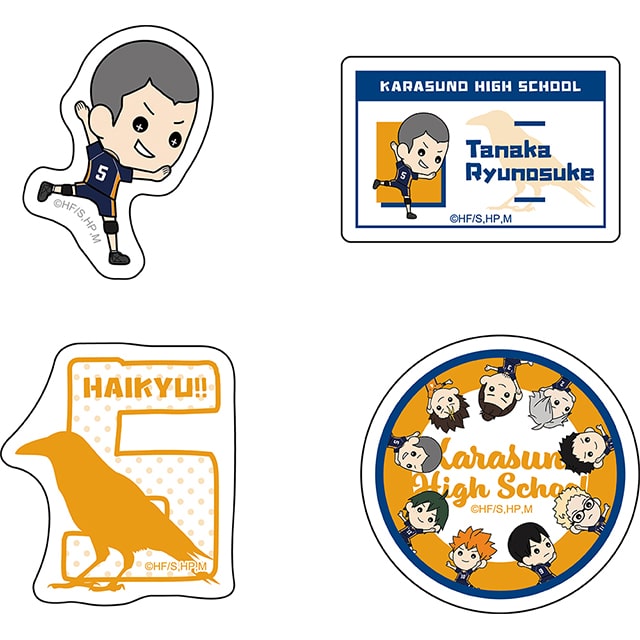 ハイキュー!!  たすっこ ダイカットステッカーセット 田中龍之介