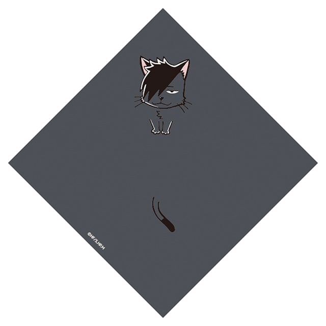 ハイキュー!! かまわぬ まめぐいハンカチ クロオネコ