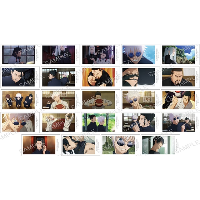 呪術廻戦 懐玉・玉折 トレーディングミニカード -第25話- 【全24種】 ランダム4枚セット