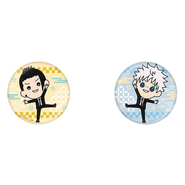 呪術廻戦 たすっこ 缶バッジ2個セット スーツVer.