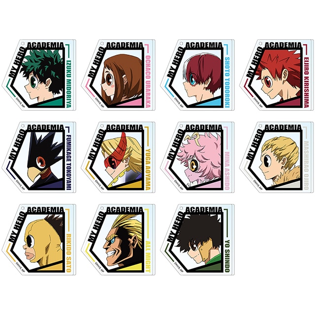 僕のヒーローアカデミア 雄英ヒーローズ・バトル トレーディングちびアクリルキーホルダー A【全11種】 ランダム2個セット