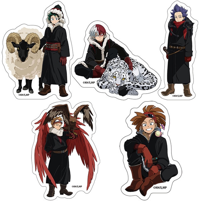 僕のヒーローアカデミア 描き下ろしトレーディングダイカットステッカー JF2024 Ver. 【全5種】 ランダム2枚セット