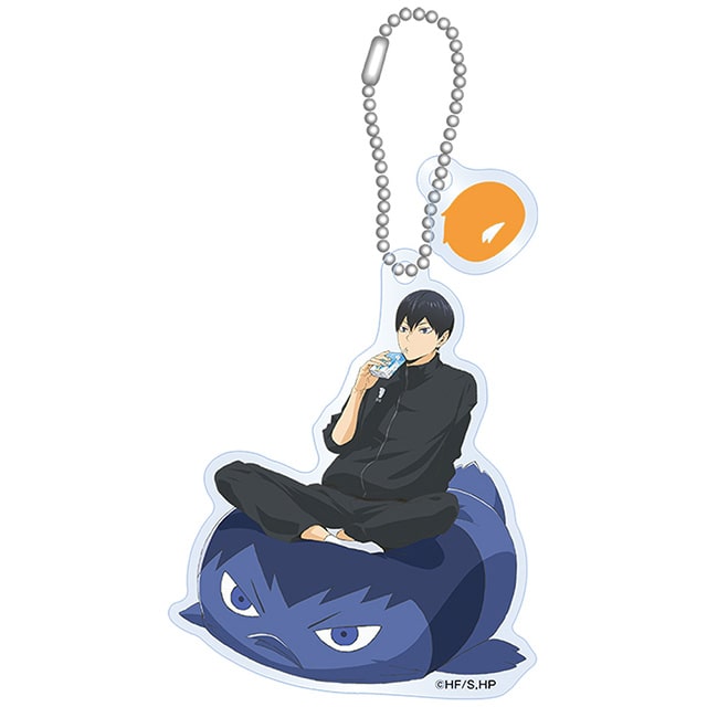 ハイキュー!! 描き下ろしモチーフ付きアクリルキーホルダー 影山飛雄 JF2024 Ver.