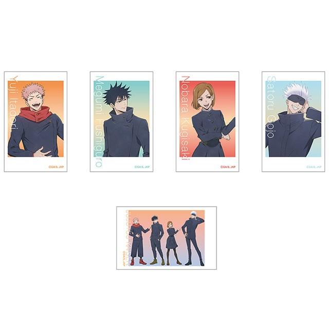 呪術廻戦 描き下ろしトレーディングフォト風メタリックカード 渋谷事変 JF2024 Ver. 【全5種】 ランダム2枚セット
