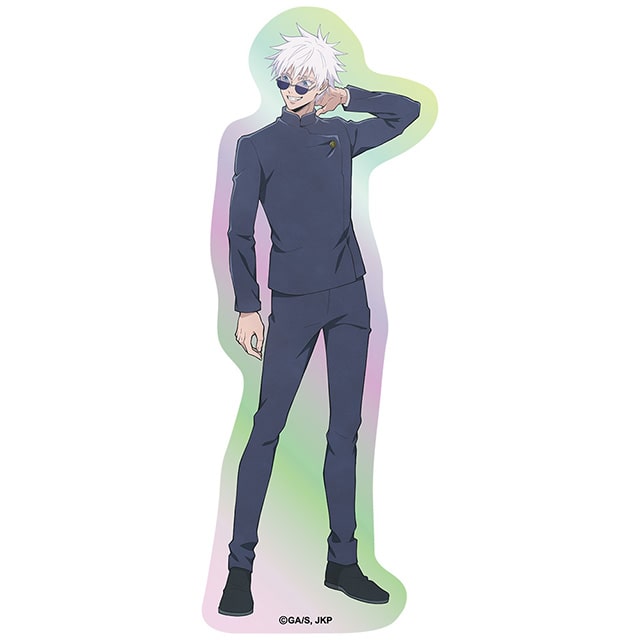 呪術廻戦 描き下ろしオーロラステッカー 懐玉・玉折 五条 悟 JF2024 Ver.