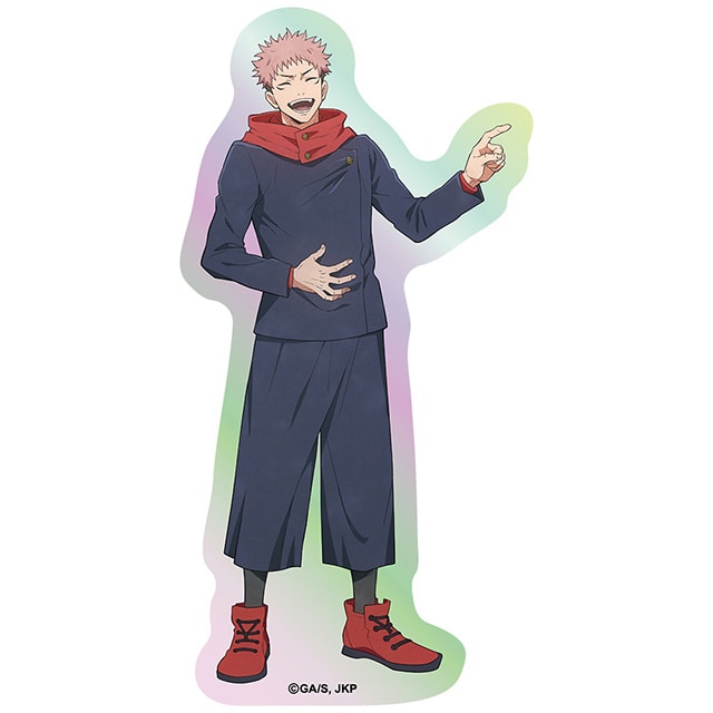 呪術廻戦 描き下ろしオーロラステッカー 渋谷事変 虎杖悠仁 JF2024 Ver.