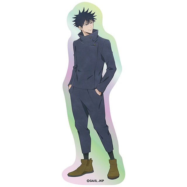 呪術廻戦 描き下ろしオーロラステッカー 渋谷事変 伏黒 恵 JF2024 Ver.