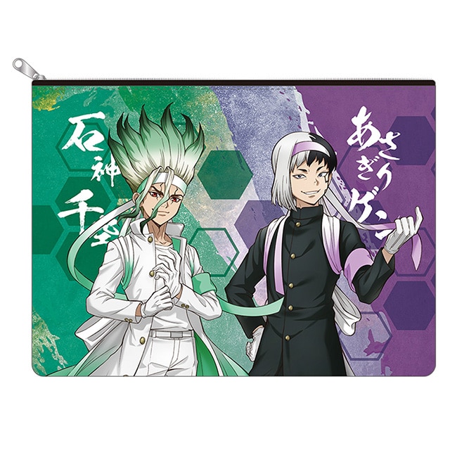 Dr.STONE 描き下ろしフラットポーチ JF2024 Ver.
