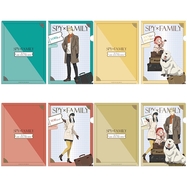 SPY×FAMILY 描き下ろしクリアファイル4枚セット JF2024 Ver.