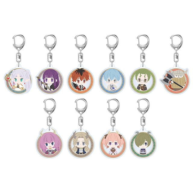 葬送のフリーレン トレーディングアクリルキーホルダー ちびキャラ 【全10種】 ランダム3個セット