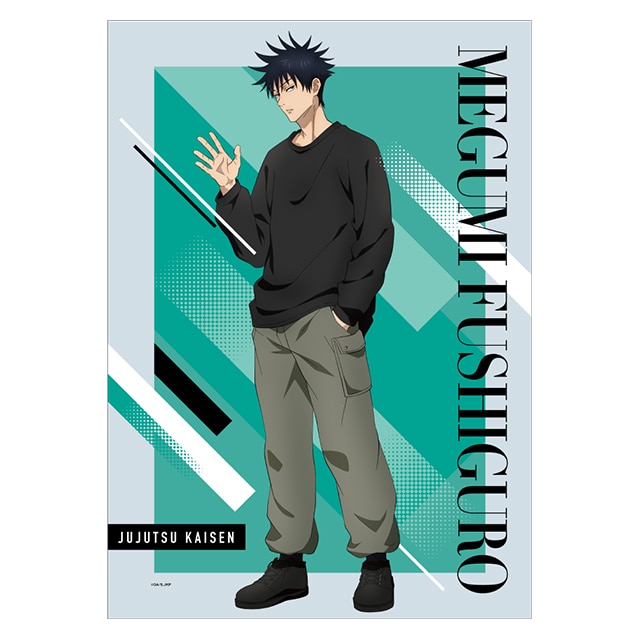 呪術廻戦 A3クリアポスター 伏黒 恵