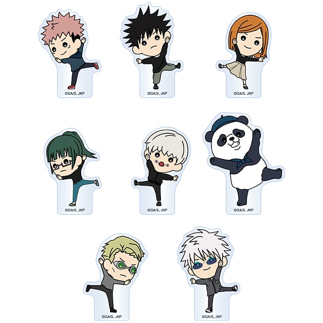 呪術廻戦 私服Ver. たすっこ トレーディングミニアクリルブロック 【全8種】 ランダム2個セット