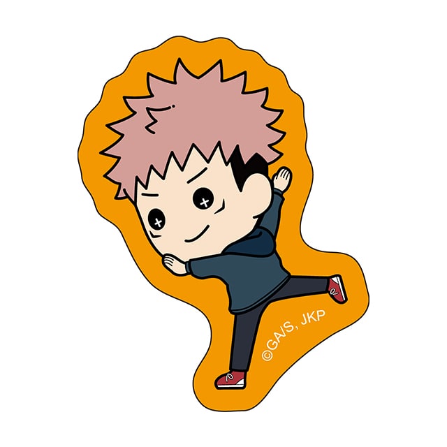 呪術廻戦 私服Ver. たすっこ ダイカットステッカー 虎杖悠仁