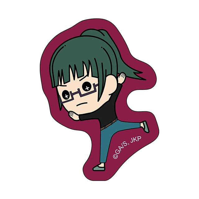 呪術廻戦 私服Ver. たすっこ ダイカットステッカー 禪院真希