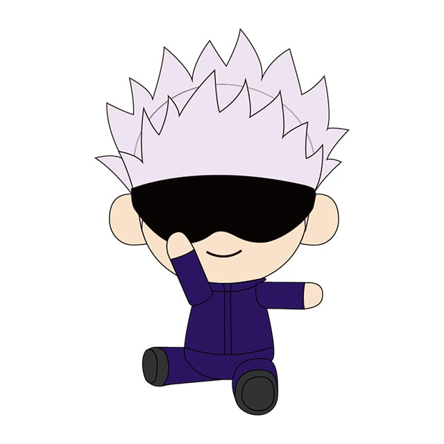 呪術廻戦 たすっこ ぬいぐるみ 五条 悟