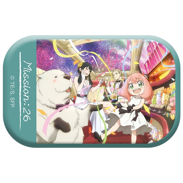 SPY×FAMILY メインビジュアルスクエア缶バッジ／MISSION:26