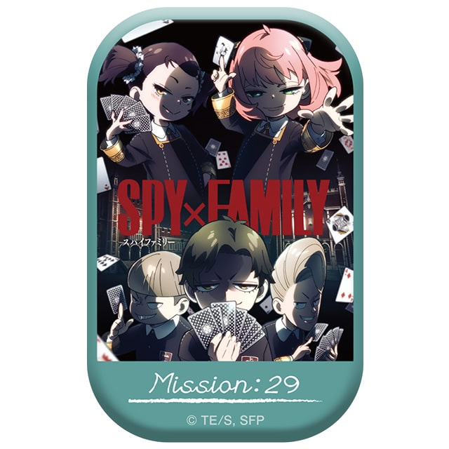SPY×FAMILY メインビジュアルスクエア缶バッジ／MISSION:29