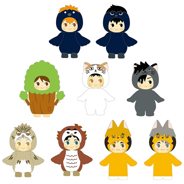 ハイキュー!! トレーディングコスチュームキューピー 【全9種】 コンプリートセット